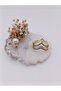 Gold, V Model, Zircon Stone Steel Ring - 4