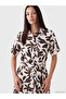 Lcw Everyday Brown Patterned Linen Blend Shirt Dress - 2