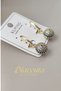 Gold Color Evil Eye Bead Figured Earrings, Non-Tarnishing, Non-Fading, Lightweight, Easy to Use - 7