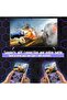 AASHZ Retro Handheld Game Console with 64GB Memory Card, 3.5-inch Screen, Transparent Purple - 5