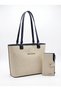 Water Resistant Women's Large Bag and Wallet Set
