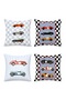 Racing Cars Patterned 4-Piece Kids and Baby Pillowcase Set - 3