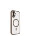 iPhone 17 Case Magsafe Transparent Back Face Camera Raised Silicone - 5