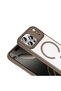 iPhone 17 Pro Max Case Magsafe Transparent Back Face Camera Raised Silicone Brsa - 3