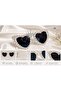Luxury Custom Design Crystal Stone Bride Bridal Fun Glasses with Heart after Party Glasses Bachelor Party - 3