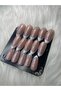 Chrome French Tip Press On - 2