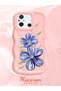 Redmi 11A Compatible Case Camera Protector Pink Silicone Couple Phone Case Floral Pattern - 2