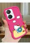 Vivo Y27 Compatible Case Camera Protector Red Silicone Couple Phone Case Kitty Pattern