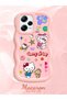 Redmi Note 12 Pro 5g Compatible Case with Camera Protection Pink Silicone Couple Phone Case Kitty Pattern - 2