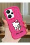 Redmi Note 13 Pro Plus 5g Compatible Case with Camera Protector Red Silicone Couple Phone Case Kitty Pattern