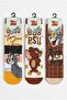 Licensed Harry Potter 3-Pack Girls Boys' Socket Cotton Socks Daily Socks Gift Socks Superhero Socks School Socks Hp21563 - 2