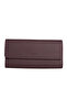Plum Leather Women's Wallet
