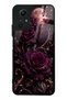 Xiaomi Redmi Note 12S Moonlit Burgundy Rose Design Glossy Phone Case