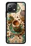 Xiaomi Mi 11 Lite Glossy Phone Case with Turquoise Ottoman Coffee Design