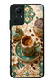 Xiaomi Redmi Note 12S Glossy Phone Case with Turquoise Ottoman Coffee Design
