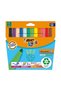 3 Pieces of Visa Washable Jumbo Felt Tip Crayons Set in 12 Colors Box - 2