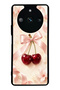 Realme 11 Pro Glossy Phone Case with Cherry Pearl Ribbon Design