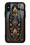 iPhone X Sapphire Ottoman Gold Design Glossy Phone Case