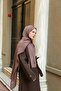 Jacquard Ethnic Pattern Vellure Shawl - Brown Pattern 2 - 3