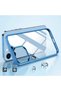 iPhone 13 Pro Max Case Transparent Back Face Camera Raised Silicone Senk - 6