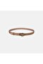 Women's Mink Vintage Buckle Studded Suede Belt