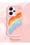 Redmi Note 13 Pro Plus 5g Compatible Case Camera Protector Pink Silicone Couple Phone Case Rainbow Pattern - 2