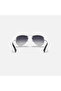 Rayban 59 mm Men's Rectangular Sunglasses, Black, RB3449-300/8G-59 - 4