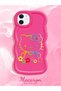 iPhone 11 Compatible Case with Camera Protector Red Silicone Couple Phone Case Kitty Pattern - 2