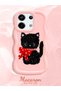 Poco X6 5g Compatible Case Camera Protector Pink Silicone Couple Phone Case Cat Pattern - 2