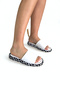White Flat Women's Slippers P93 - 5