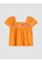 Lcw Kids Embroidered Girls' Blouse Shorts Set - 3