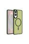 Galaxy S25 Edge Case Magsafe Supported Camera Raised Silicone Matte Anti-Fingerprint Brsa
