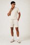 Men's 100% Cotton Polo Collar T-Shirt and Shorts Set – Slim Fit Summer 2-Piece Combination