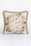 Vintage Patterned Fringed Pillowcase with Floral Birds - Romantic Spring Mink Tassel Throw Pillow Cover - 3