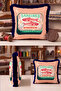 Retro Canned Sardines Fringed Pillowcase - Pop Art Marine Salmon Navy Blue Tassel Throw Pillow Cover - 4