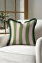 Striped Zigzag Fringed Pillowcase-Bohemian Geometric Retro Green Pink Black Tassel Throw Pillow Cover - 5