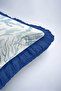 Sea Coral Design Fringed Pillowcase-Ocean-Inspired Blue Navy Tassel Throw Pillow Cover - 8