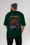 Istanbul Turkey Green Oversize Country City Back Printed Unisex T-Shirt 100% Cotton Premium - 5