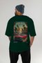 Miami Beach Green Oversize Country City Back Printed Unisex T-Shirt 100% Cotton Premium - 5