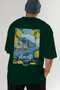 Amalfi Italy 6 Green Oversize Country City Back Printed Unisex T-Shirt 100% Cotton Premium - 7