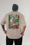 Havana Cuba Beige Oversize Country City Back Printed Unisex T-Shirt 100% Cotton Premium - 2