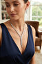 Baguette Zircon Stone Waterway Necklace and Earring Set - - 2