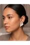 Pearl-Look Tulip Shaped Earrings Pazubent Jewelry Set - 5