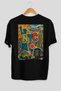 Nyc Usa Black Oversize Country City Back Printed Unisex T-Shirt 100% Cotton Premium
