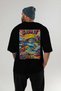 Sydney Australia 2 Black Oversize Country City Back Printed Unisex T-Shirt 100% Cotton Premium - 5