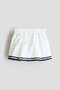 Pleated cotton twill skirt - 5