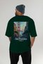 San Francisco Usa Green Oversize Country City Back Printed Unisex T-Shirt 100% Cotton Premium - 5