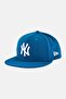 x MLB Men New York Yankees Embroidered Fitted Cap, Aqua Green
