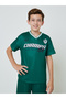 Teens V Neck Sports Jersey T-Shirt And Shorts Set - 2