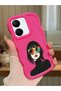 Vivo Y36 5g Compatible Case Camera Protector Red Silicone Couple Phone Case Girl Pattern